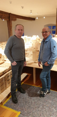 Museumstour: Thorsten Raschert und Egon Friedel